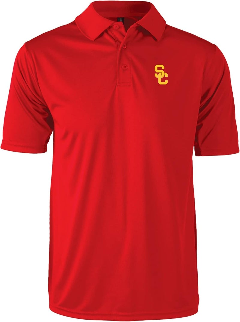 Dunbrooke Apparel NCAA Mens USC Trojans Edge Anti-snag Polo - Image 1